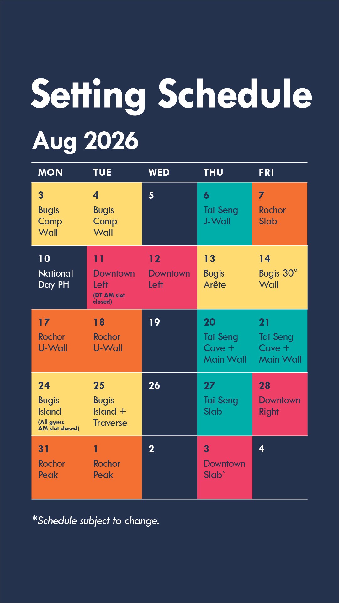 Schedule image 1